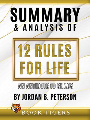 cover image of Summary and Analysis of 12 Rules for Life
